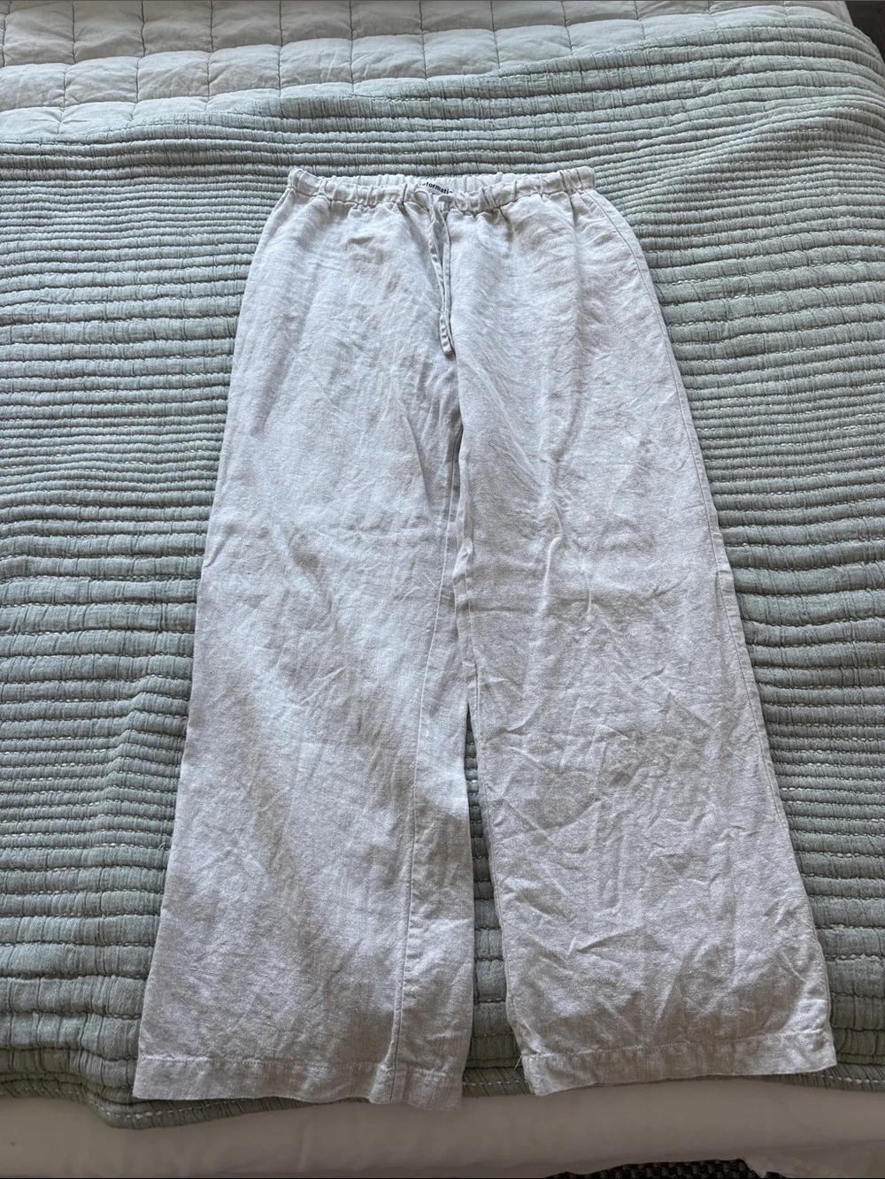Reformation Wide-Leg 100% Linen Pants